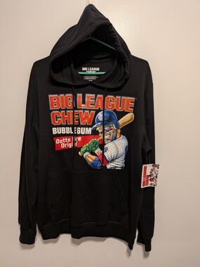 Men's Black Graphic Pullover Hoodie
